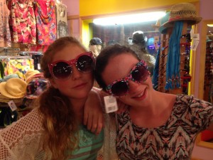 Silly Sisters in Sunglasses